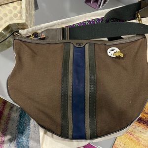 Army green/Navy Tory Burch Crossbody Bag